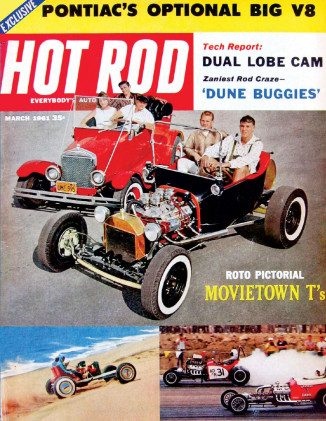 HOT ROD 1961 MAR - HOT 389, Qtr Spd Cam, KILLER VETTE